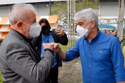 Ex-presidente Lula e senador Humberto Costa (PT-PE)