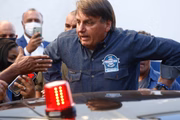 Presidente Jair Bolsonaro durante visita a Anápolis (GO)