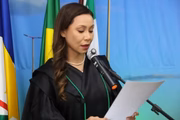 Defensora pública Geana Aline de Souza