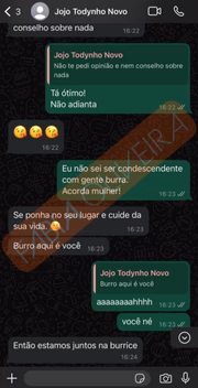 Bruno Di Simone e Jojo Todynho bateram boca recentemente