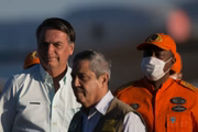 Presidente Jair Bolsonaro e ministro Braga Netto