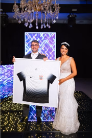 Homenagem de Andressa ao noivo André 