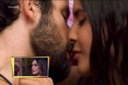 Câmera do BBB24 foca na reação de Deniziane ao beijo de Matteus e Isabelle