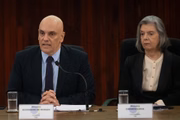 Alexandre de Moraes e Cármem Lúcia