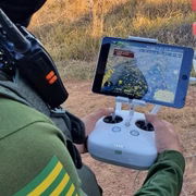 Foi utilizada tecnologia de satélite 