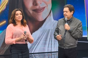 Marisa Orth participa do programa Faustão na Band - Metrópoles