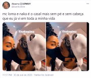 "Aleatório", disseram alguns internautas sobre o casal