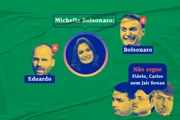 A primeira-dama tem uma relação conturbada com os enteados. Além do esposo, segue apenas Eduardo. Michelle acumula 2,8 milhões de seguidores e segue menos de 2 mil contas