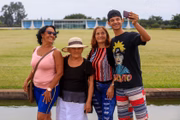 Família do Maranhão veio para as festas do fim de ano e aproveitou para passear no ponto turístico