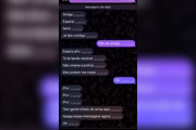 Ele ainda relata que no local tem gente cheio de arma