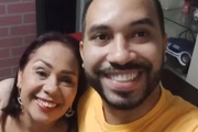 Ela torceu muito para o filho