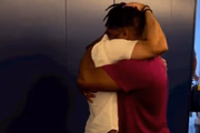 Reencontro de Fred Nicácio e o marido após eliminação
