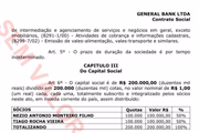 Conforme cadastro na Junta Comercial de São Paulo, General Bank está em nome de amigos de Marçal que também dão dicas para enriquecer; ele não tem sociedade