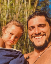 A pequena Madalena nasceu um ano antes do casamento dos atores
