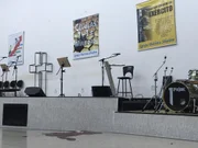 Interior da igreja onde ocorreu a tragédia
