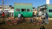 "Bicicentro" após a limpeza