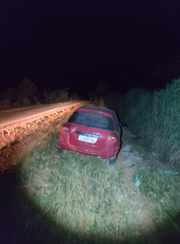 Suspeito de feminicídio deixou carro parado na estrada 