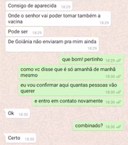 Reportagem simula interesse em atestado médico falso de comorbidade para se vacinar contra a Covid-19