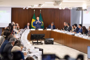 O presidente Luiz Inácio Lula da Silva realiza, nesta quinta-feira (8/8), a segunda reunião ministerial do ano