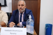O candidato ao cargo de Ouvidor Valdison Pereira