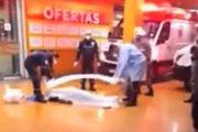 Ele morreu ainda no local