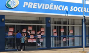 Agência do INSS em greve