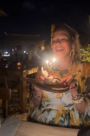 Celebração de aniversário de Luana Piovani