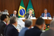 Lula em reunião com governadores