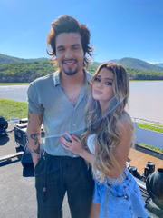 Franciny Ehlke e Luan Santana