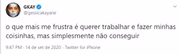 Segundo a humorista, a causa é a saúde dela