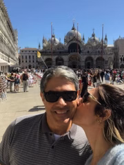 Natasha Dantas e William Bonner