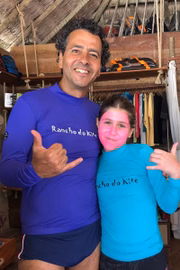 Marcos Palmeira e a filha Júlia 