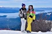 Rogério Andrade e Fabíola Andrade em Bariloche