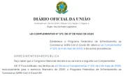A Lei Complementar nº 173 foi sancionada em 28 de maio de 2020