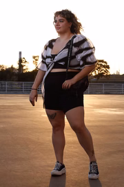 Biker shorts não ficaram de fora