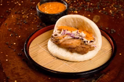 Bao de panceta do Bacon Brasa e Lenha
