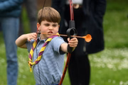 Fofo, Louis se divertiu no evento 