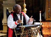 O reverendo americano Michael Curry, da Igreja Episcopal Americana, deu um inspirado discurso ao citar Martin Luther King