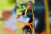 Cauã da Silva dos Santos, 17, foi baleado, morto e teve o corpo jogado em um valão em Cordovil, zona norte do Rio
