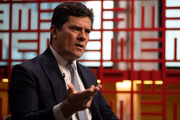 Sérgio Moro durante entrevista ao Metrópoles