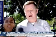 Ela gritou que a Globo era um lixo