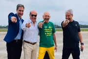 Lacombe, Marcelo de Carvalho, Luciano Hang e Sikera Jr.