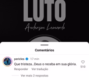Famosos lamentam a morte de Anderson Leonardo, do Molejo