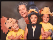 Fátima publicou uma foto antiga de seus filhos, Vinícius, Laura e Beatriz, com a avó