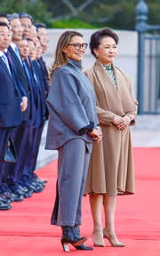 Janja e Peng Liyuan