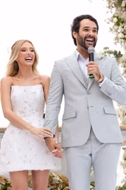 Momento de felicidade do casal 