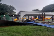 Escola na Asa Sul tem parte do terreno removido 