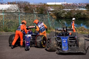 Albon e Ricciardo bateram na corrida do Japão