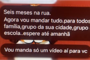 Relato da vítima do marido stalker
