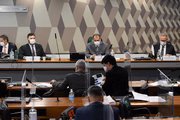 Ex-assessor do Ministério da Saúde Marcelo Blanco na CPI da Covid-19